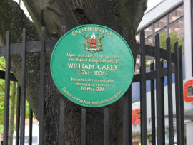 WilliamCareyPlaque