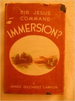 Did Jesus Command Immersion?